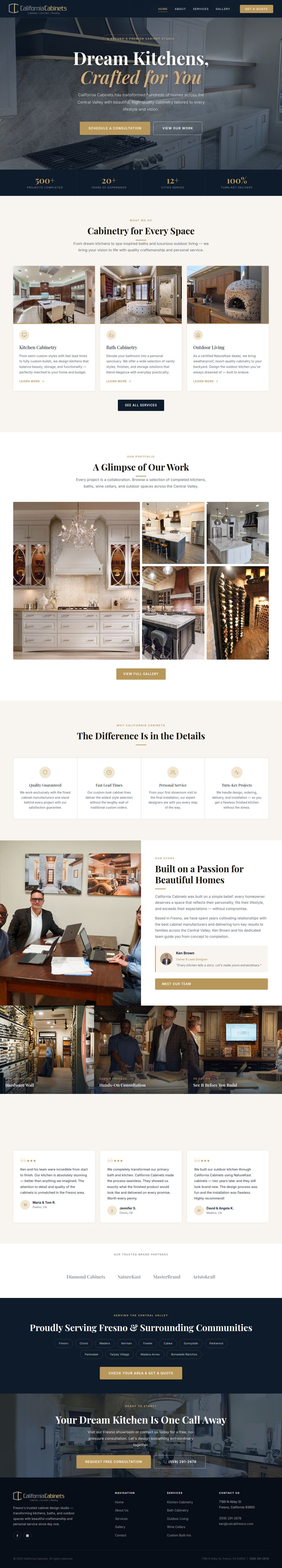 Your finished website goes live